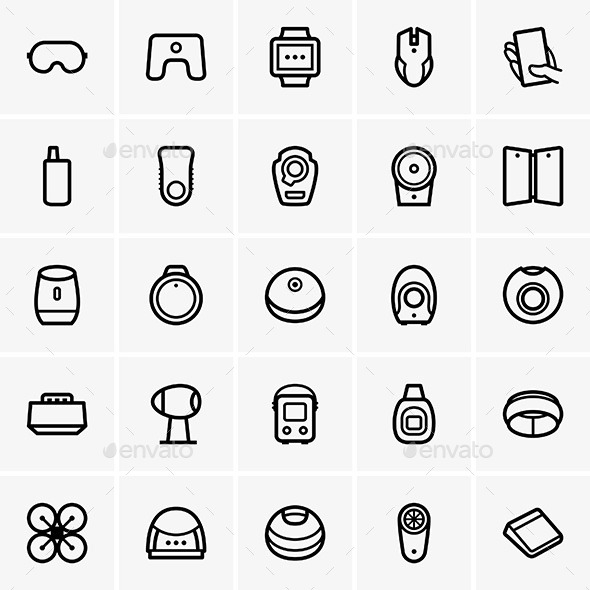 Modern Gadgets - Man-made Objects Objects