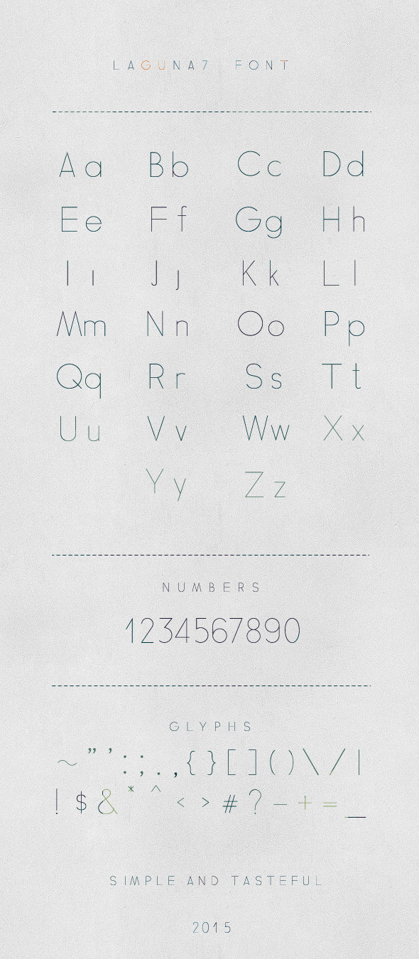 Laguna7 Font - Monospaced Sans-Serif