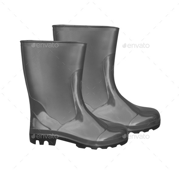 rubber boots - Stock Photo - Images