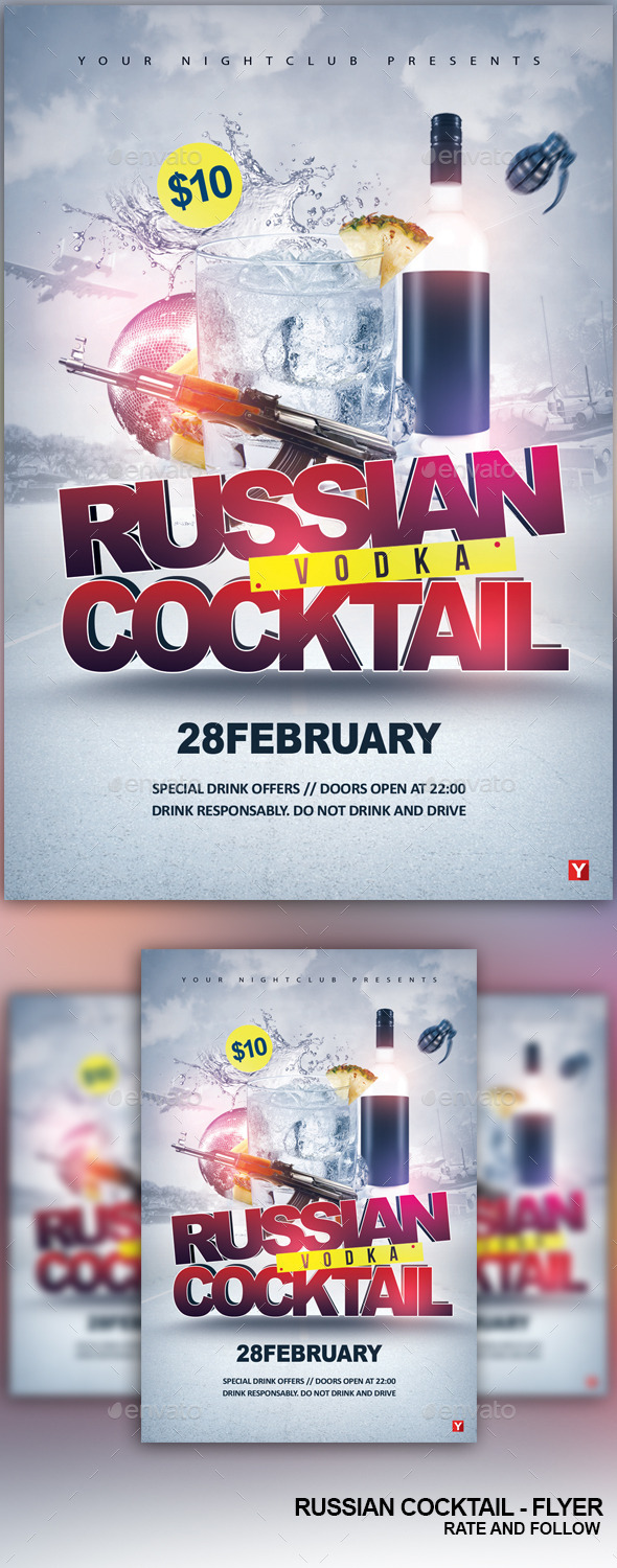 The Russian Cocktail - Clubs & Parties Events