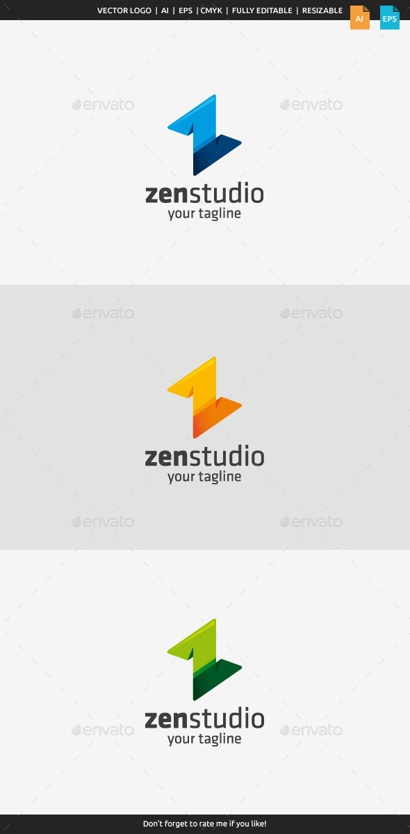 Zen Studio - Z Logo - Letters Logo Templates