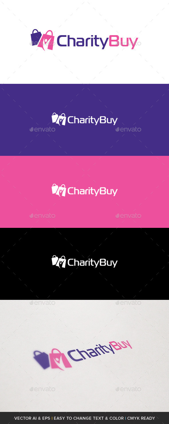 Charity Buy Logo - Symbols Logo Templates