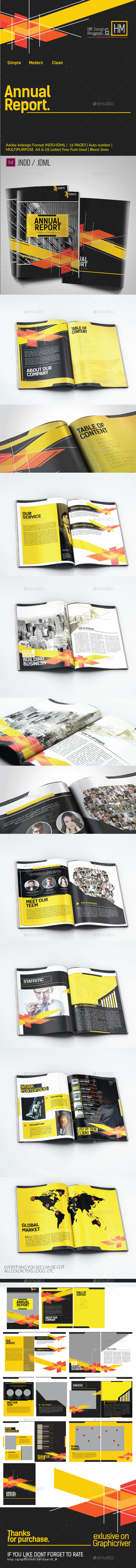 Annual Report Multipurpose Corporate Template - Corporate Brochures