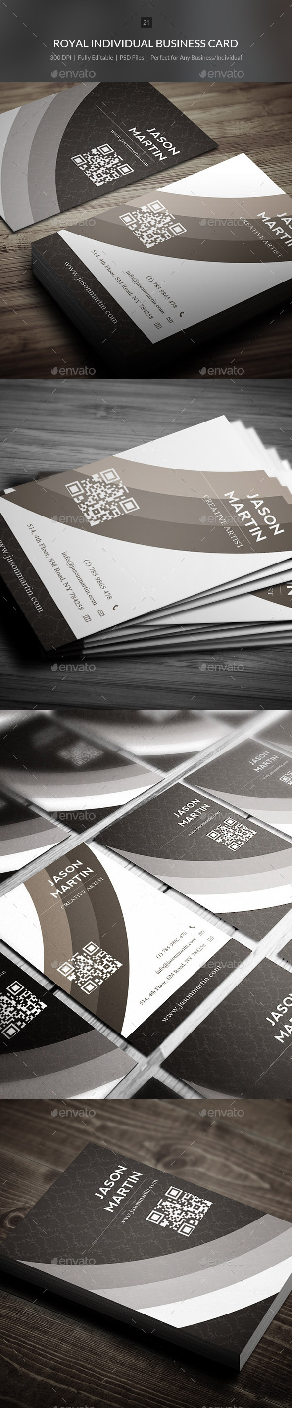 Royal Individual Business Card - 21 - Creative Business Cards