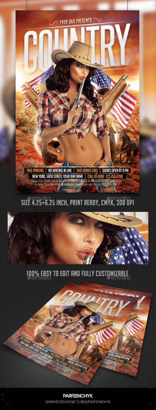 Country Flyer Template - Events Flyers