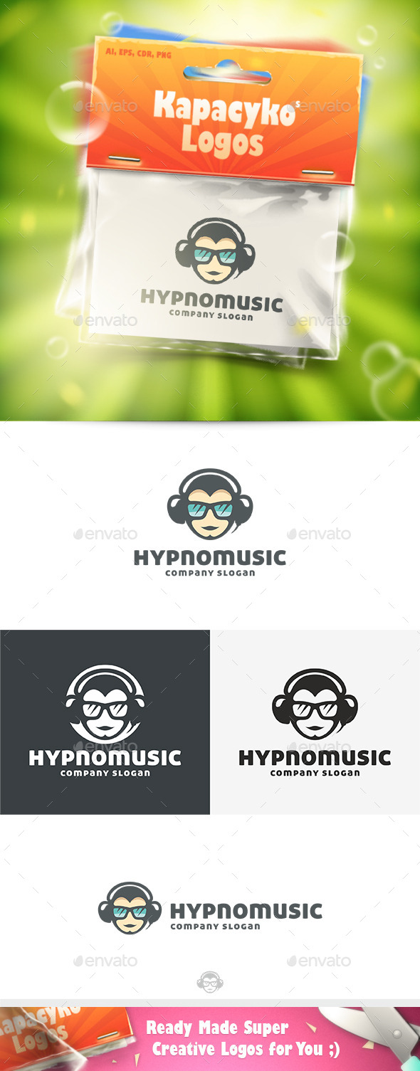 Hypno Music Logo - Humans Logo Templates