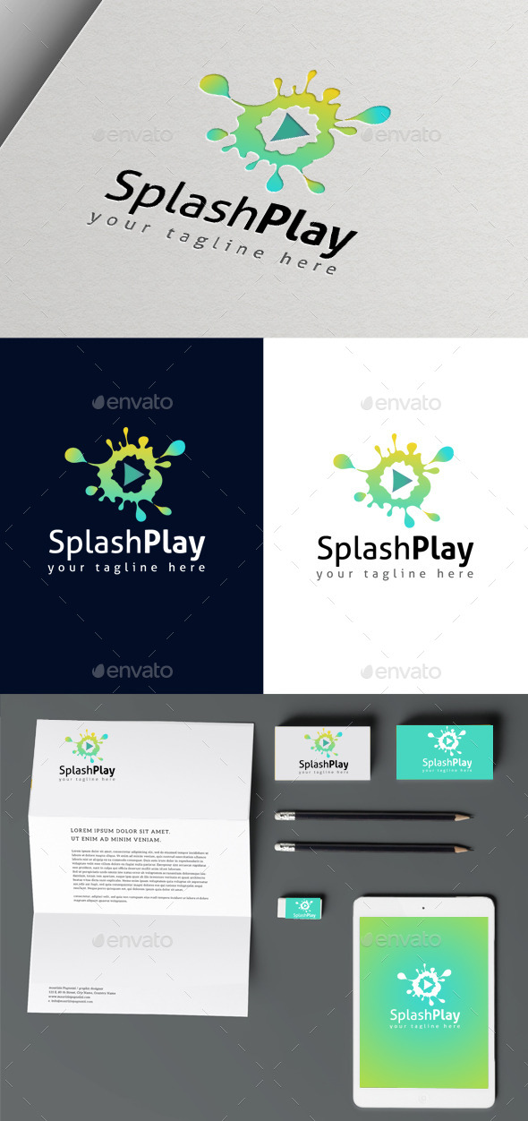 Splash Play - Abstract Logo Templates