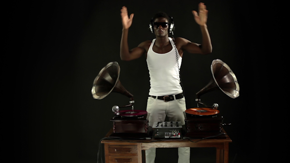 Super Cool Dj Retro Gramophones 1 alt
