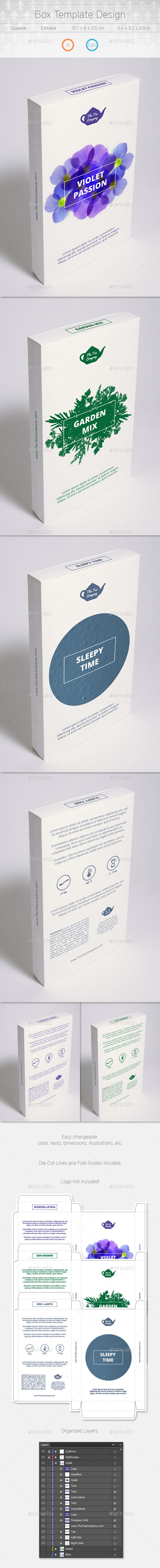 Box Design - Packaging Print Templates
