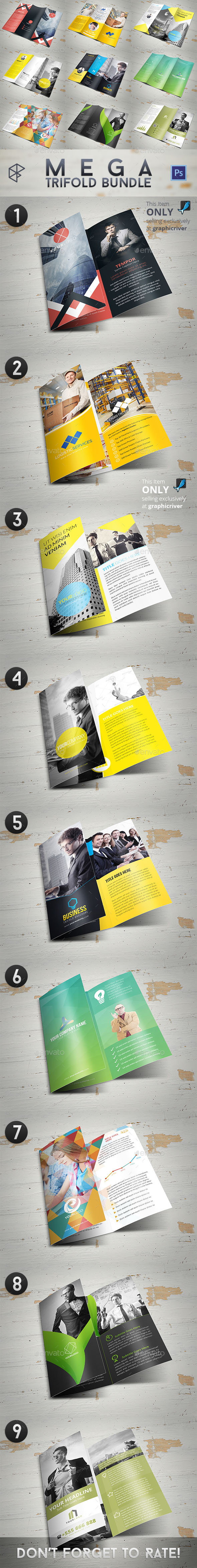 Mega Trifold Bundle - Corporate Brochures