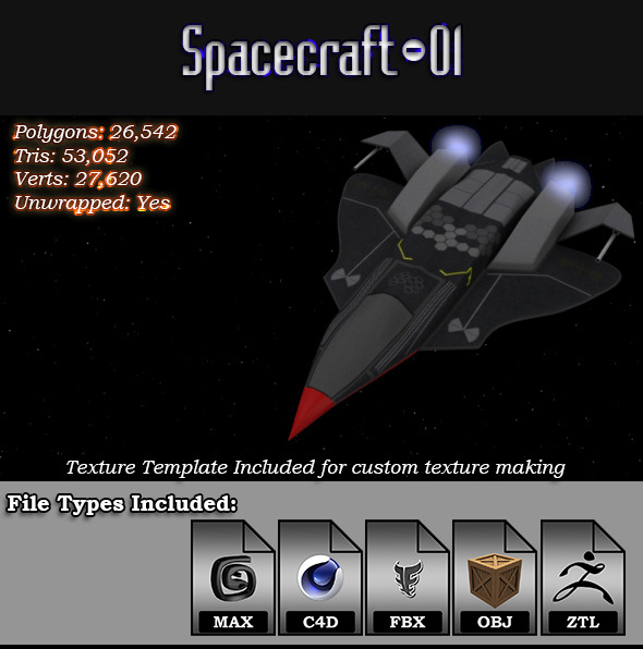 Spacecraft - 01 - 3Docean 10231685