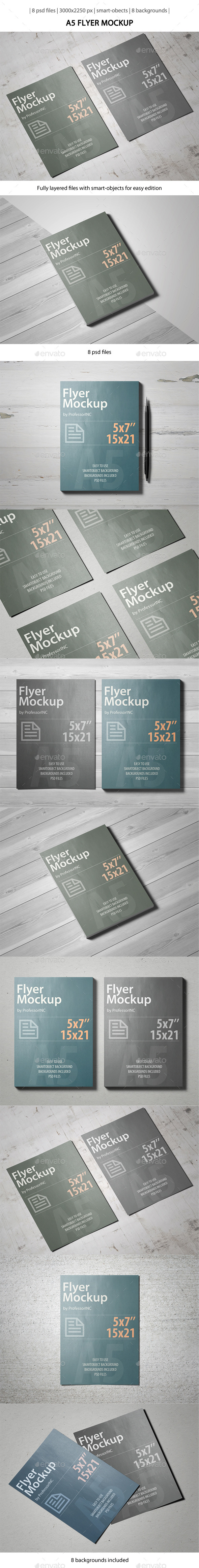 A5 Flyer Mockup - Flyers Print