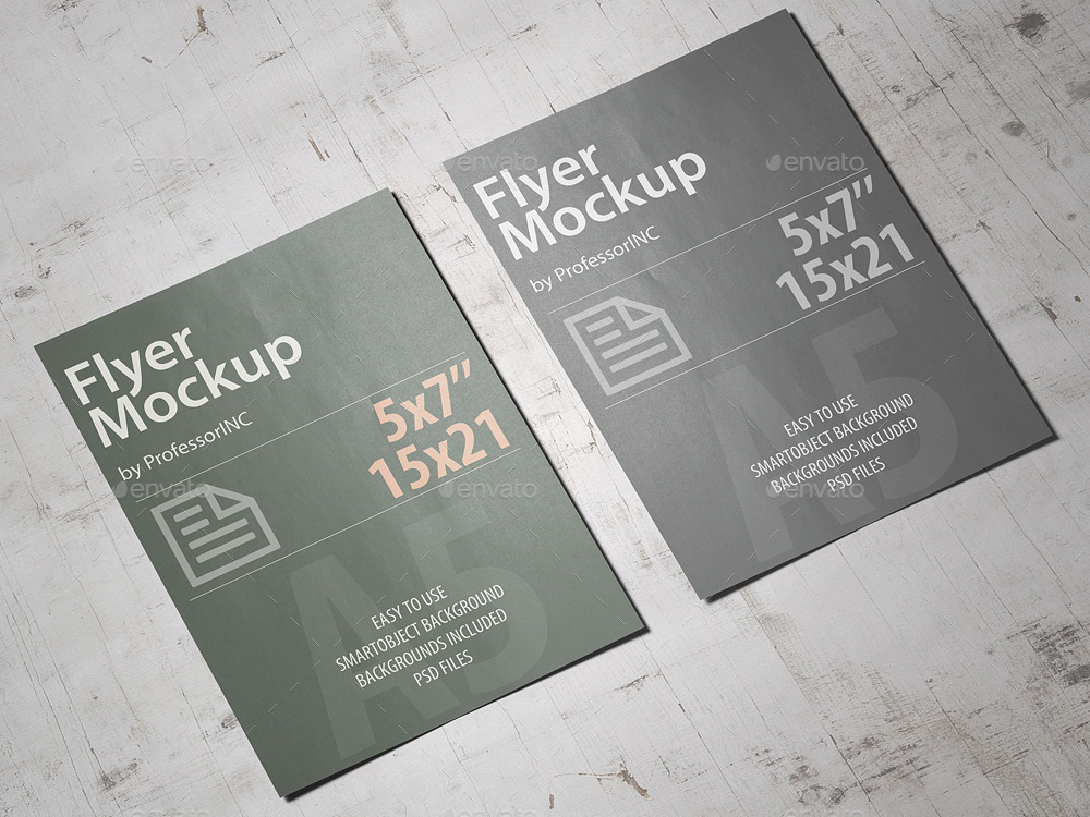 Download A5 Flyer Mockup by professorinc | GraphicRiver