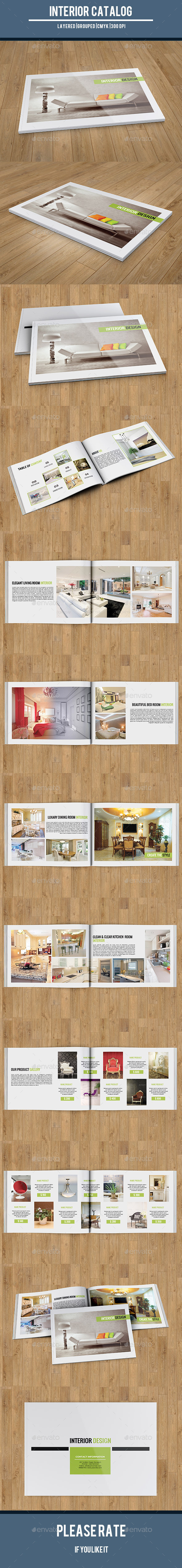 Interior Catalog Template-V148 - Catalogs Brochures