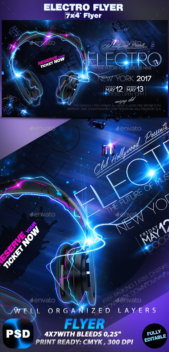 Electro Flyer - Events Flyers
