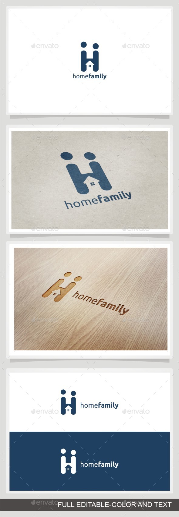 Home Family - Buildings Logo Templates