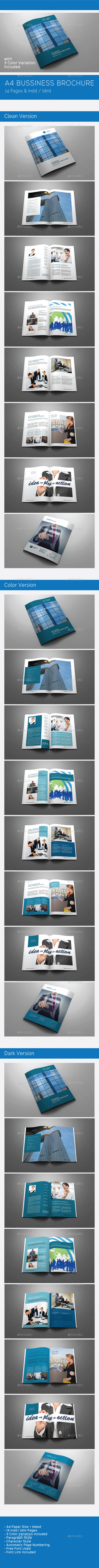 A4 Bussiness Brochure - Brochures Print Templates