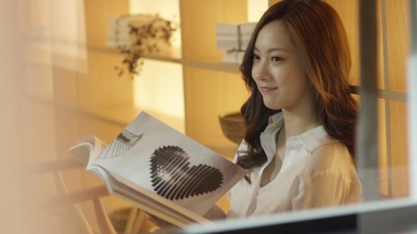 Girl Reading The Book 01