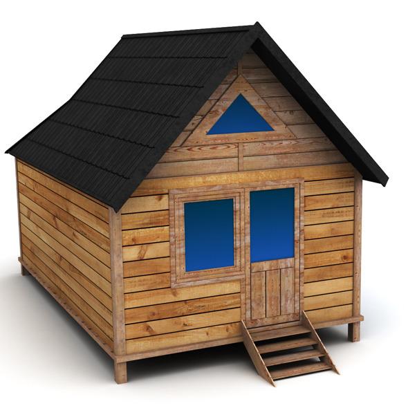 Wooden House Medium - 3Docean 10237270