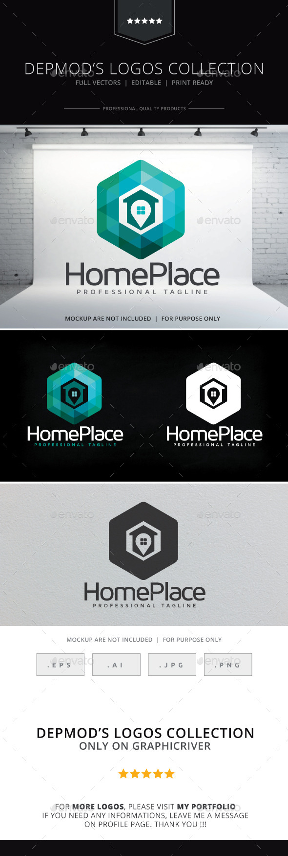 Home Place Logo - Symbols Logo Templates