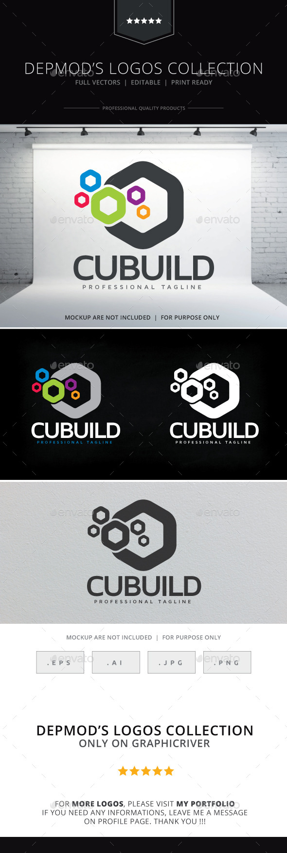 Cubuild Logo - Abstract Logo Templates
