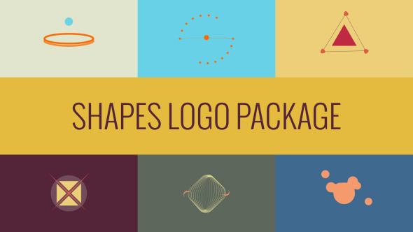 Shapes Logo Package - VideoHive 10240241