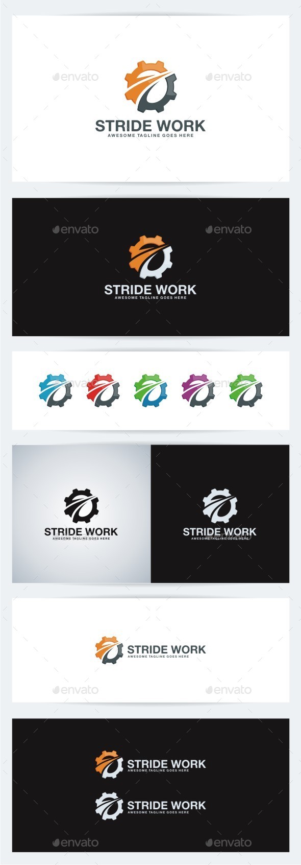 Stride Work - Objects Logo Templates