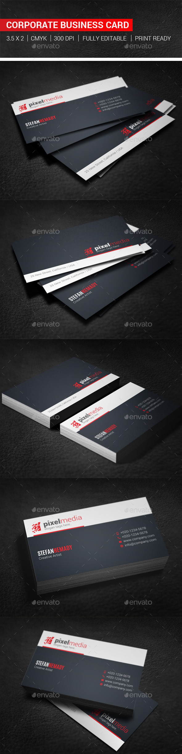 Corporate Business Card - Corporate Business Cards
