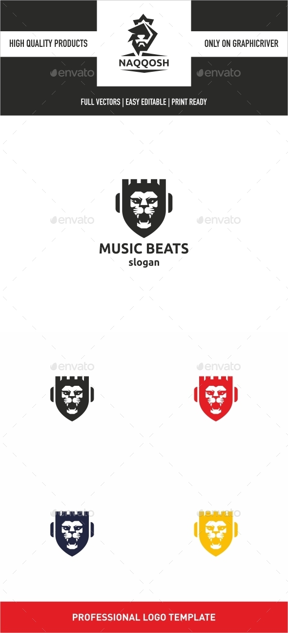 Music Beats - Symbols Logo Templates