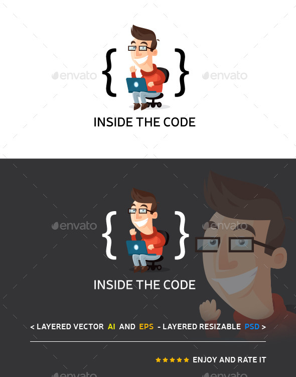 Inside The Code - Humans Logo Templates