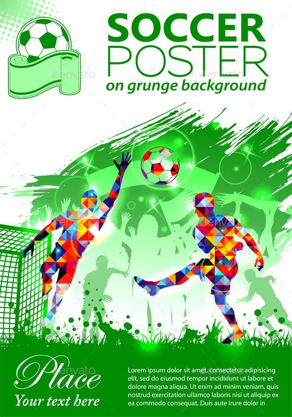 Soccer Poster - Sports/Activity Conceptual