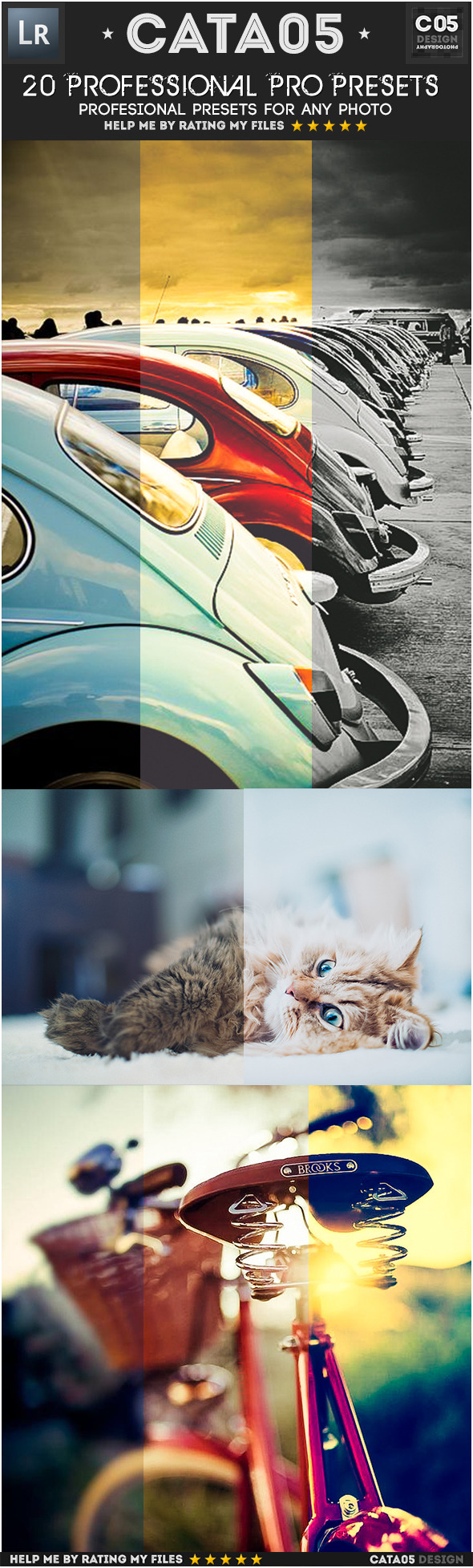 20 Professional 2015 Presets - Vintage Lightroom Presets