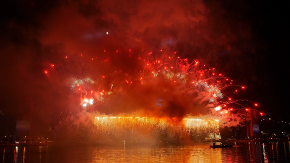 Fireworks, New Year's Eve, Sydney