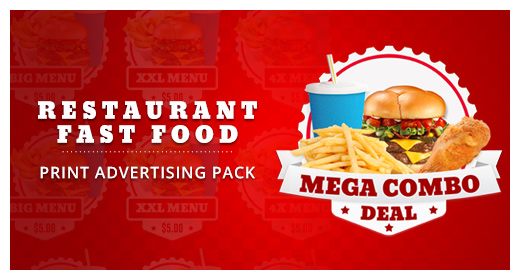 Fast Food Promotions Print Pack