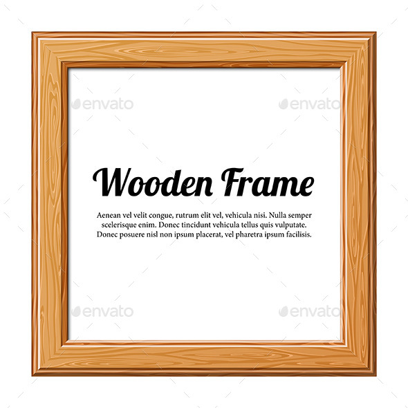 Wooden Frame - Borders Decorative