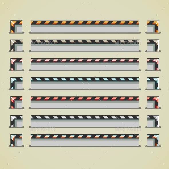 Ground Parts for Games - Objects Vectors