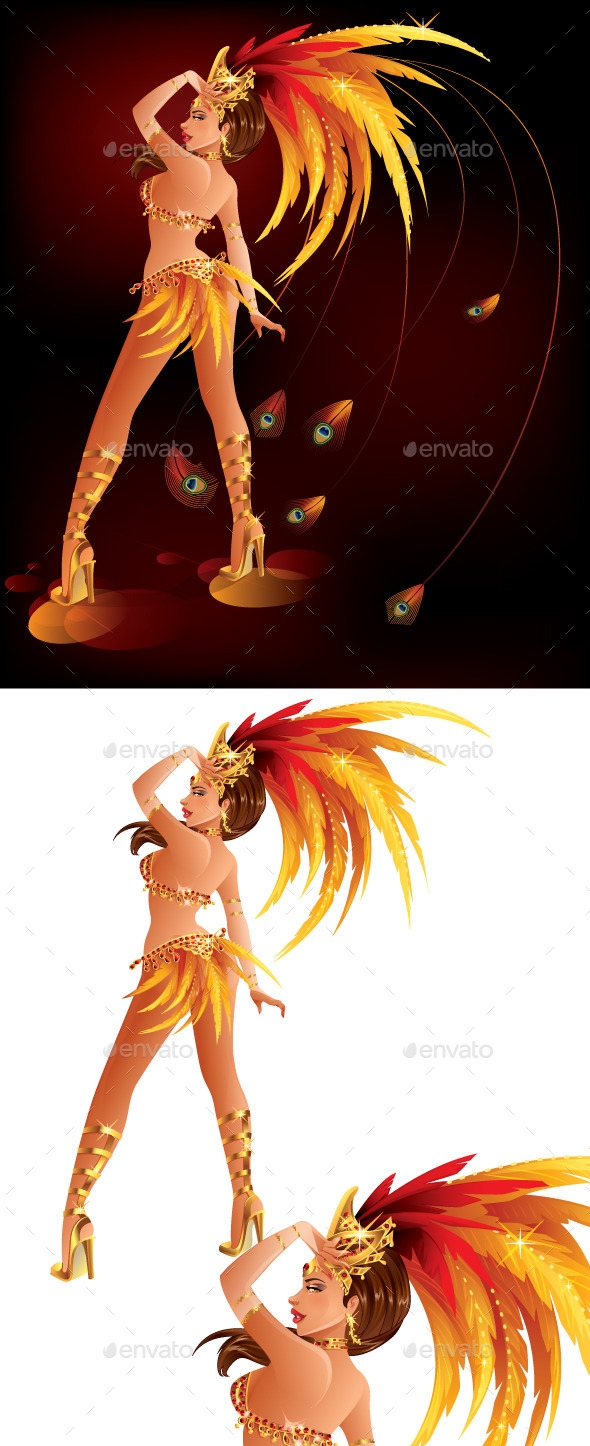 Carnival Dancer - Characters Vectors