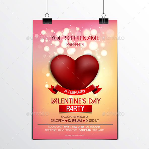 Valentines Day Brochure - Valentines Seasons/Holidays