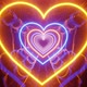 Neon Heart VJ Tunnel 4K - VideoHive Item for Sale