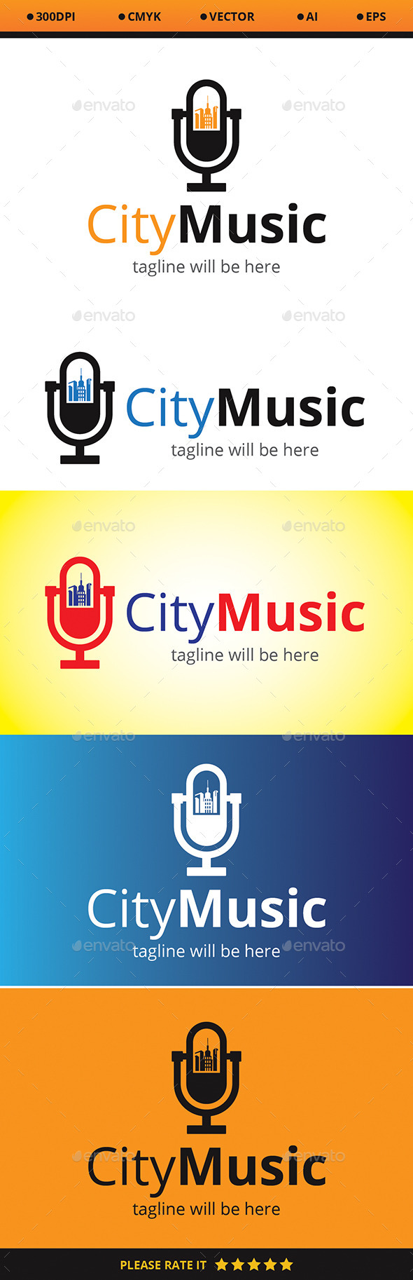 City Music - Logo Templates