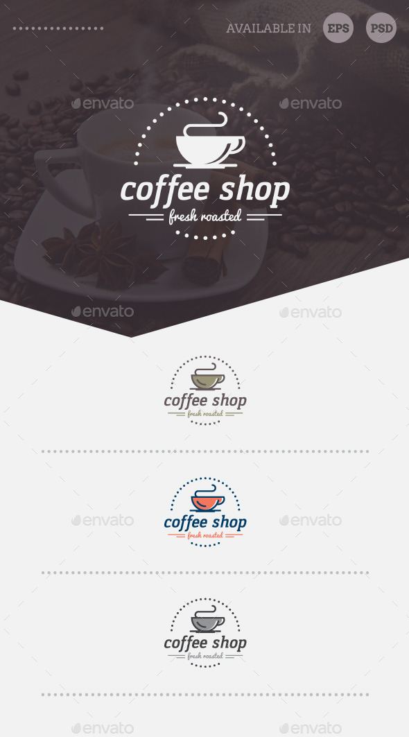 Coffee Shop Logo Template - Food Logo Templates