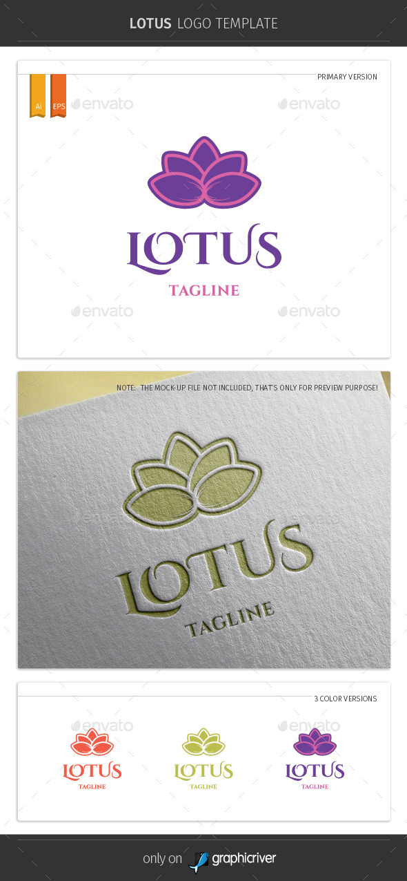Lotus Logo Template - Symbols Logo Templates