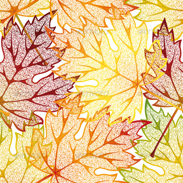 Autumn leaves - Patterns Decorative