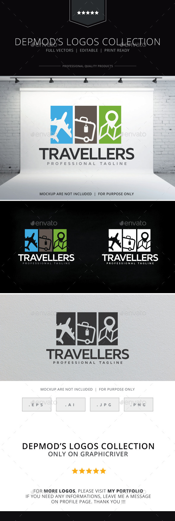 Travellers Logo - Objects Logo Templates