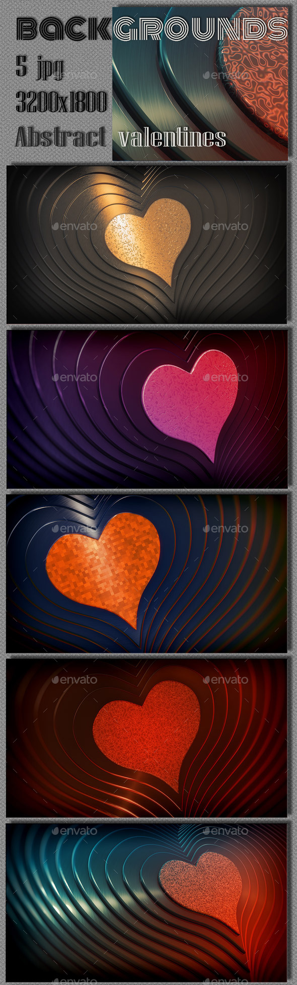 Valentine Hearts Background