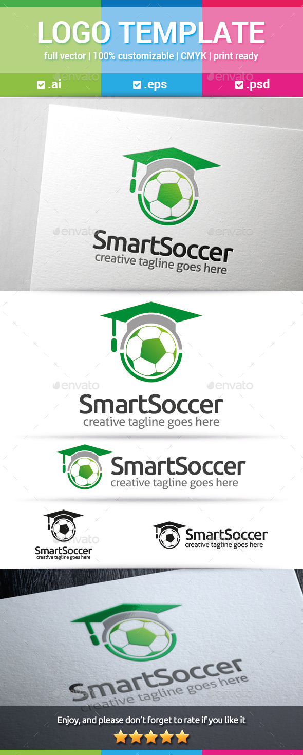 Smart Soccer Logo - Objects Logo Templates
