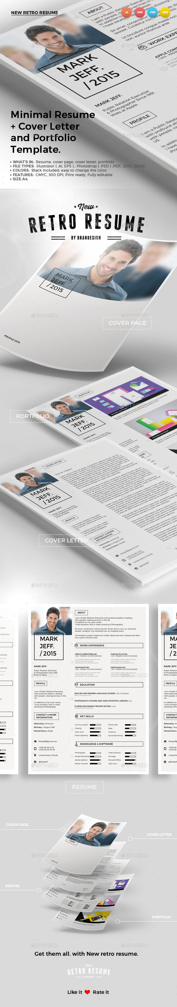 New Retro Resume - Resumes Stationery