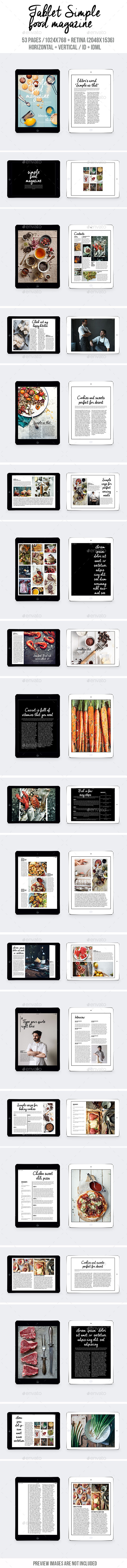 Tablet Simple Food Magazine - Digital Magazines ePublishing