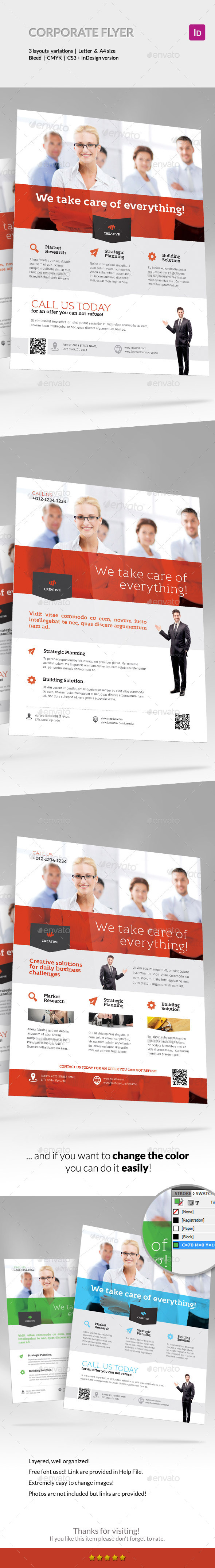Corporate Business Flyer Set vol 6 - Corporate Flyers