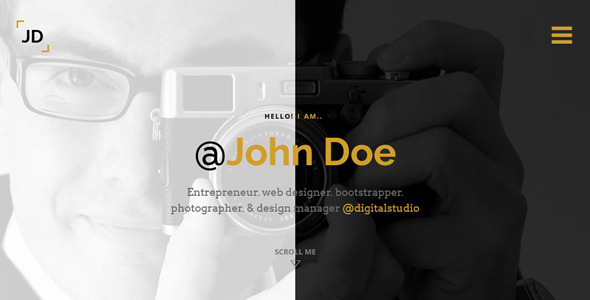 JD | Creative One Page Multi-Purpose Template 